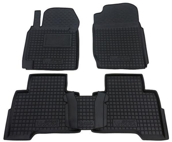 Set tappetini di gomma su misura per Suzuki Grand Vitara (2005-2018)